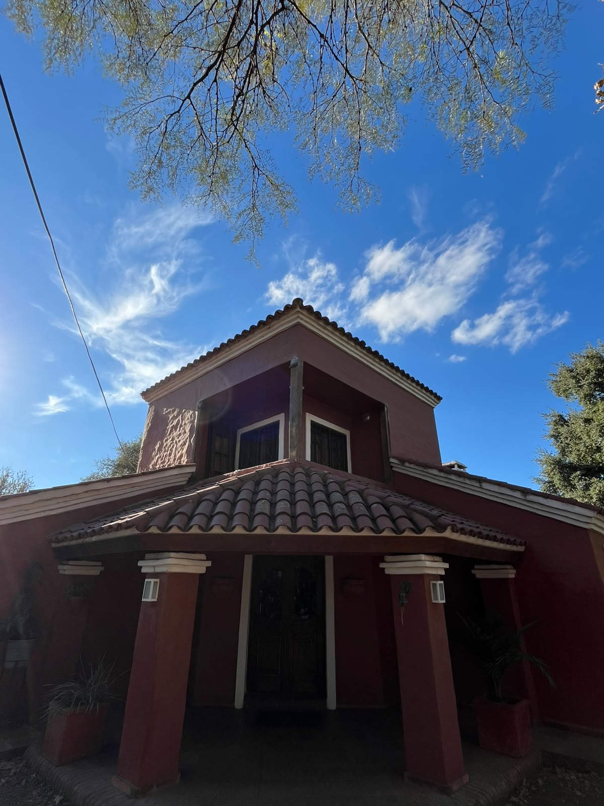 Fachada de la casa